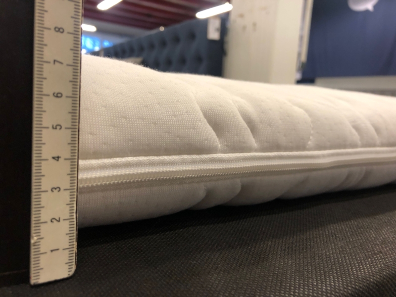 Memory Topmadras, 8 cm. tyk - Mange mål, Bredde 70 til 170 cm.