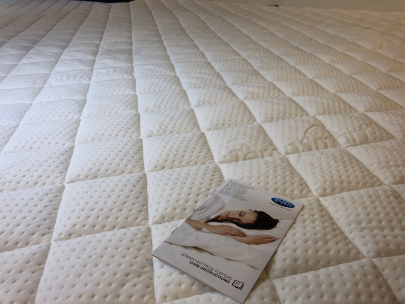 Jensen TempSmart Latex Topmadras 105 og 180x200 cm.