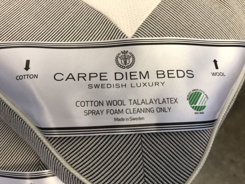 Carpe Diem - 2 stk. Topmadrasser Wool Light Grey 90 x 210 cm.