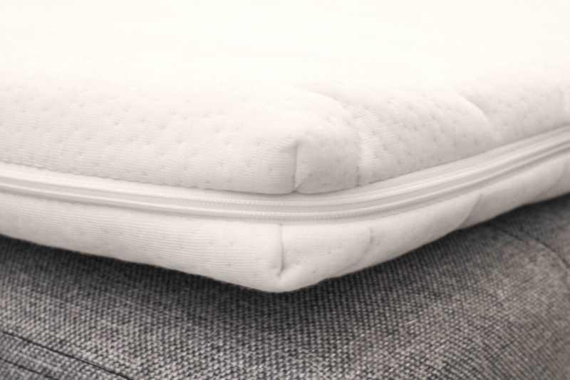Memory Topmadras, 8 cm. tyk - Mange mål, Bredde 70 til 170 cm.